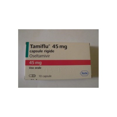 Фото препарата Тамифлю Tamiflu 45 мг/ 10 капсул 